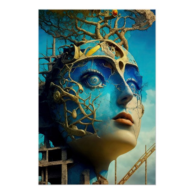 Surreal Modern Concept Fine Art Poster (Vorderseite)
