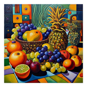 Surreal Obstfrucht 9 Poster