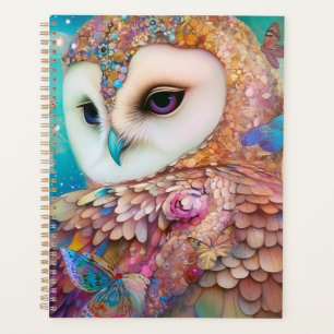 Surreal Owl Fantasy Art Planer