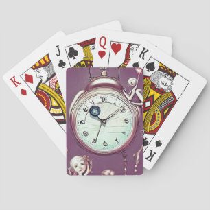 Surreal Painted Clock 9 Spielkarten