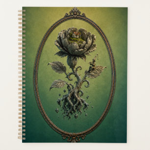 Surreal Peony Secret Garden Hardcover Notebook Planer