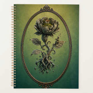 Surreal Peony Secret Garden Hardcover Notebook Planer