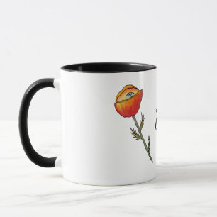 Surreal Poppy Blume Tasse