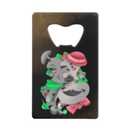 Surreal Puzzle Faces Flaschenöffner