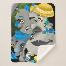 Surreal Puzzle Faces Sherpadecke