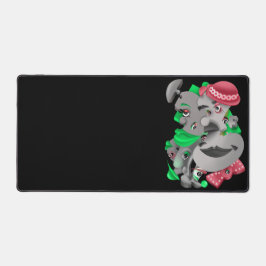 Surreal Puzzle Visages Bureau Mat