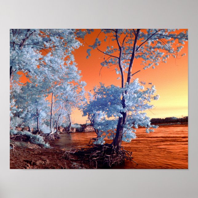 Surreal Riverscape Poster (Vorne)