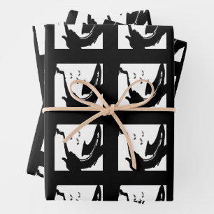 Surreal Saxophon Play Geschenkpapier Set