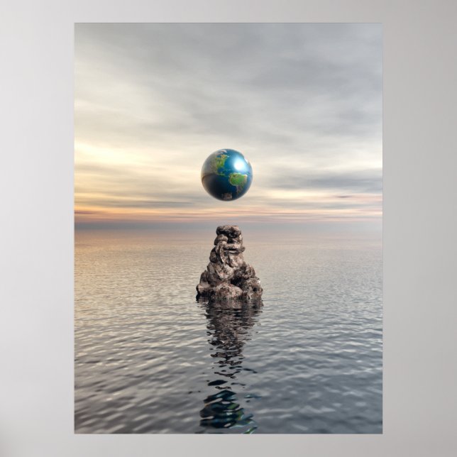 Surreal Sea Scene Poster (Vorne)