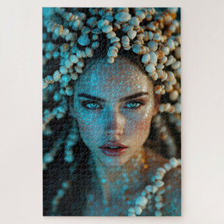 Surreal Seashell Goddess mit Muschel Chains