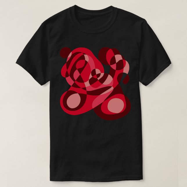 Surreal Shapes Miro Inspiriert 4 T-Shirt (Design vorne)