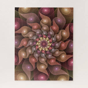 Surreal Shiny Blume Modernes Abstraktes Fraktal Ku