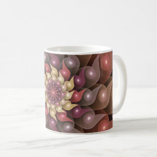 Surreal Shiny Blume Modernes Abstraktes Fraktal Ku Kaffeetasse