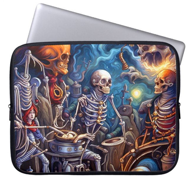 Surreal Skeletons II Laptopschutzhülle (Vorderseite)