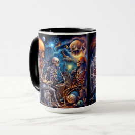 Surreal Skelette II Tasse