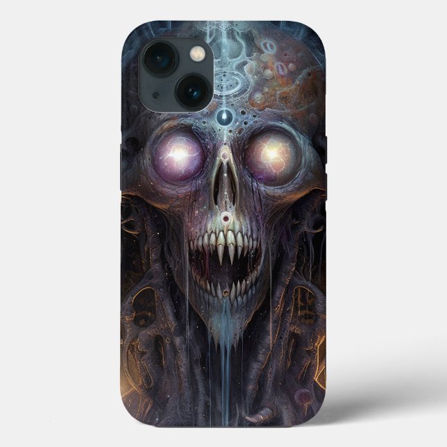 Surreal Skull Gothic Horror Art Case-Mate iPhone Hülle (Rückseite)