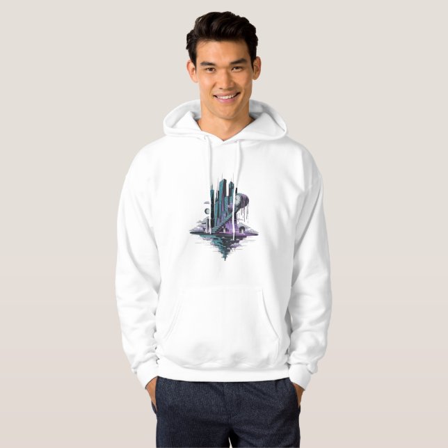 Surreal Skylines Hoodie (Vorne ganz)