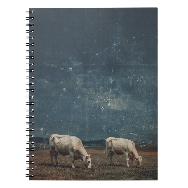 Surreal Starfield Pastor Notebook Notizblock (Vorderseite)