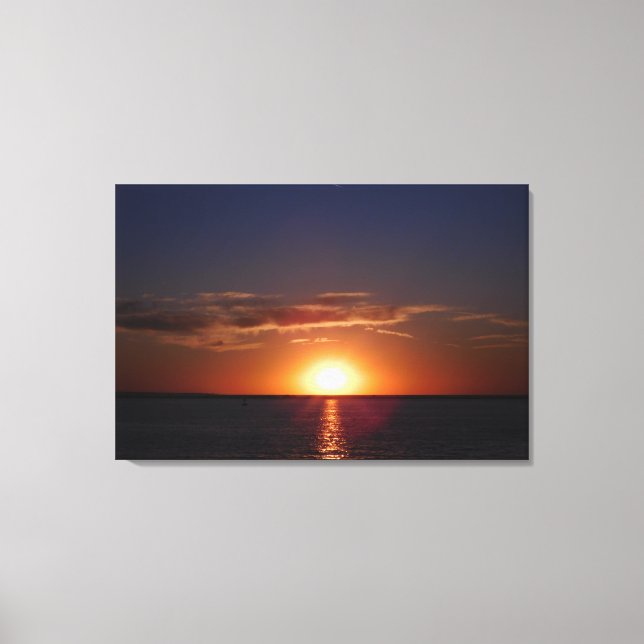 Surreal Summer Sunset Leinwanddruck (Vorderseite)