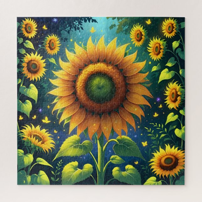 Surreal Sunblumen (Vertikal)