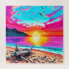 Surreal Sunset Beach
