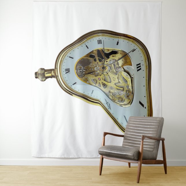 Surreal Time Tapestry Wandteppich (Beispiel)