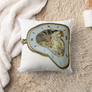 Surreal Time Throw Pillow Kissen