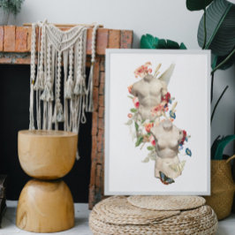 Surreal Vintage verrückte Kunst Poster