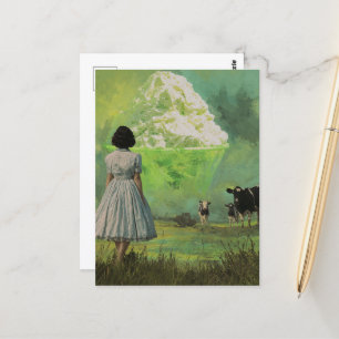 Surreal Yummy Limon Wüste in der Milchweide Postkarte