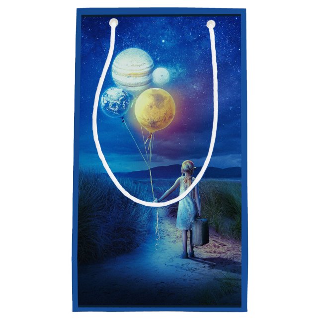 Surreal zieht in ihre Zukunft Kleine Geschenktüte (Vorderseite)