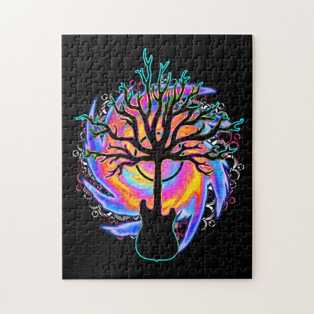 Surreale Gitarre "Psychedelic Sonic Cyclone" (Vertikal)