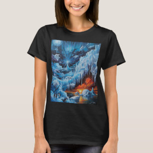 Surreale polare Fantasie Aurora Borealis T-Shirt
