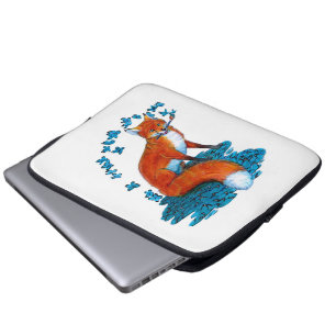 Surreale Schmetterlings-Fantasie Dreamscape Fox Laptopschutzhülle