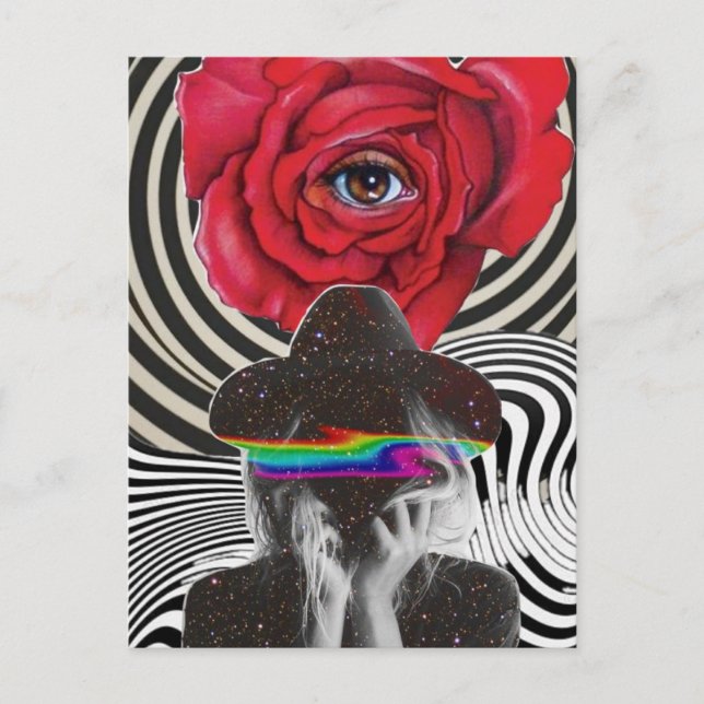 Surreale Schönheit Postkarte (Vorderseite)