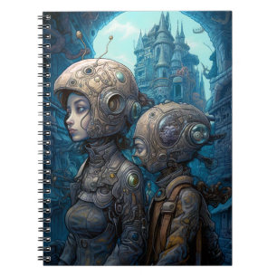 Surreale Science Fiction Notizblock
