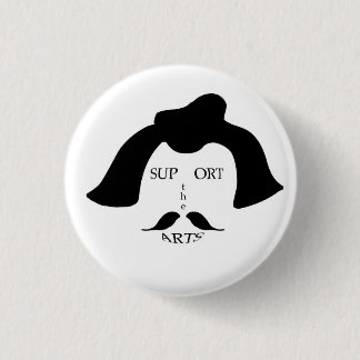 Surreale Unterstützung der Kunstknopf Button