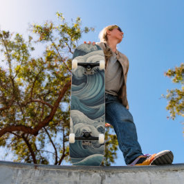 Surreale Waves: Ocean Dreamscape Skateboard