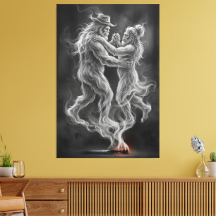 Surrealer Bigfoot Leinwanddruck