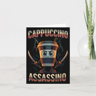 Surrealer italienischer Brainrot-Cappuccino Ino lu Karte