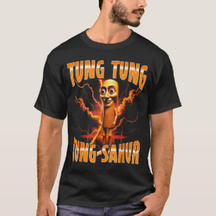 Surrealer italienischer Brainrot-Meme-Tung-Tung-Tu T-Shirt
