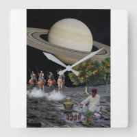 Surrealer marokkanischer Fantasia-Saturn-Weltraum-