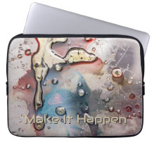 Surrealer metallischer Fluid-Kunst-Design mit indi