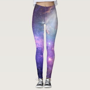Surrealer Raum Hintergrund, Sternenhimmel. Leggings