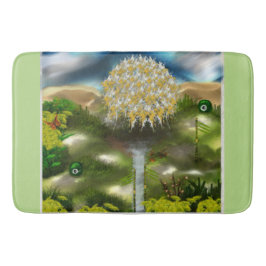 Surrealer Traum der Lüster Badematte