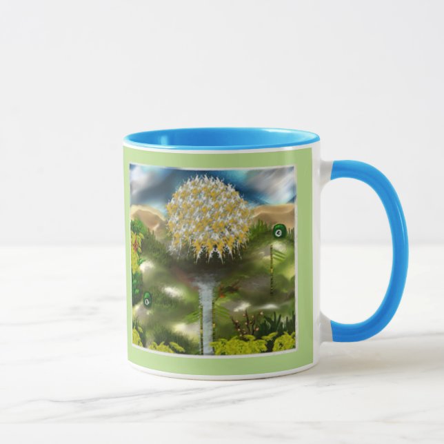 Surrealer Traum der Lüster Tasse (Rechts)