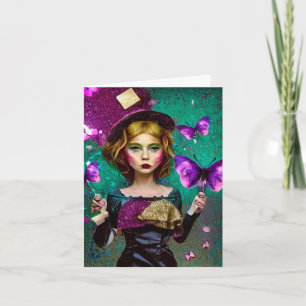 Surrealer Vintage-Hutmacher-Partyvorbereiter
