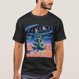 Surrealer Weihnachtsbaum mit Gingerbread-Topping T-Shirt