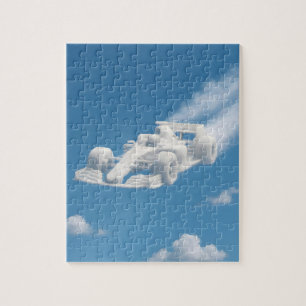 Surrealer Wolkenrennfahrer, Puzzle-Teil de
