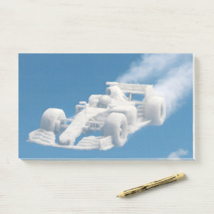 Surrealer Wolkenrennwagen-Post-it-Notizen Post-it Klebezettel