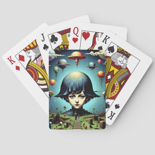 Surreales Bewusstsein Spielkarten (Rückseite)